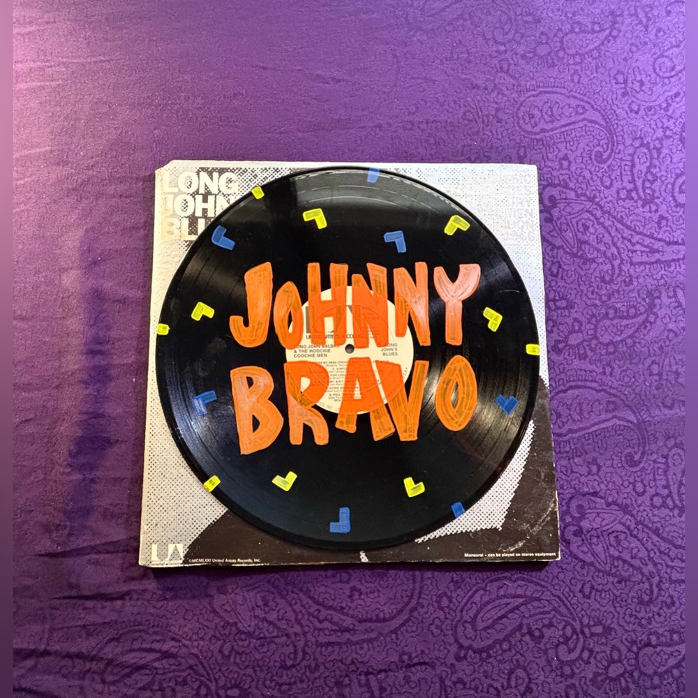 Johnny Bravo Acrylic Vinyl